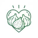 Heart with figs icon